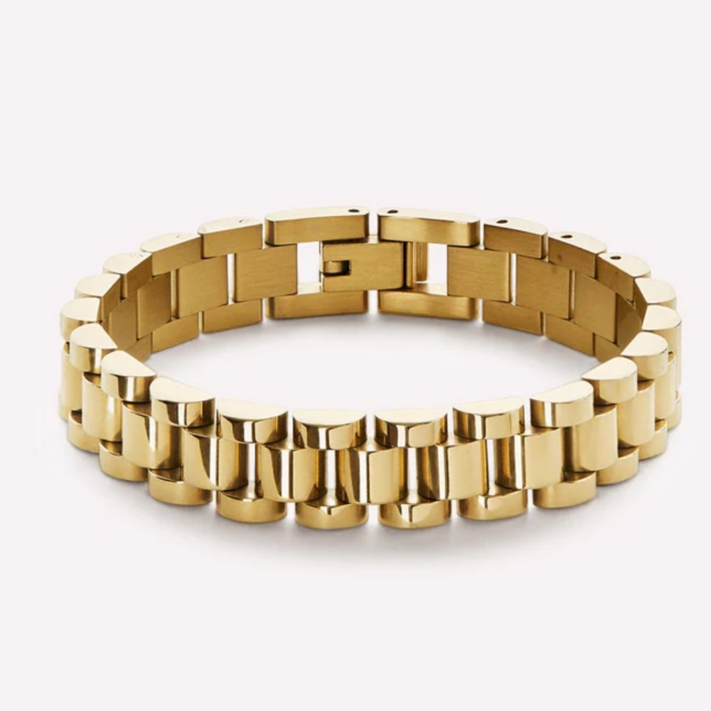 AnaLuisa| Gold Watch Strap Bracelet